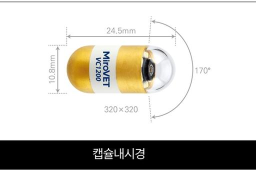 В Южной Корее выпустили самый маленький капсульный эндоскоп для животных
