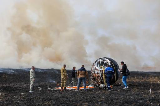 Биоспутник с мышами вернулся на Землю после месячного космического полета